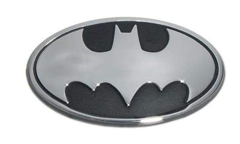 batman auto emblem|batman chrome car emblem.